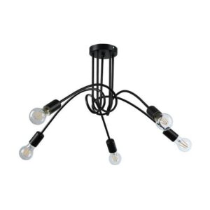 LAMPA CZARNA 5XE27 NIDO