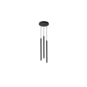 21016 LAMPA WISZĄCA CZARNA OKRĄGŁA 3XG9 PIERO