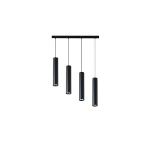 21023 LAMPA WISZĄCA CZARNA 4XGU10 KEON