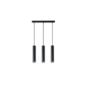 21027 LAMPA WISZĄCA CZARNA 3XGU10 KEON