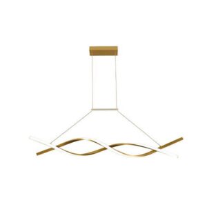 21065 LAMPA WISZĄCA LED 33W 4000K ZŁOTA 100CM KONO
