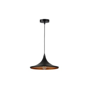30607 LAMPA WISZĄCA CZARNA/ZŁOTA 1XE27 MEZO