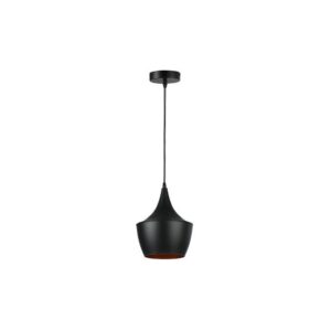 30608 LAMPA WISZĄCA CZARNA/ZŁOTA 1XE27 KARO