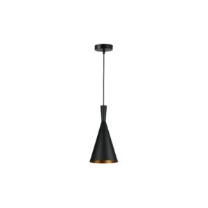 30609 LAMPA WISZĄCA CZARNA/ZŁOTA 1XE27 PINIO