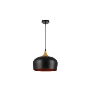 31481 LAMPA WISZĄCA CZARNA/DRZEWO/ZŁOTO E27 LUMINA