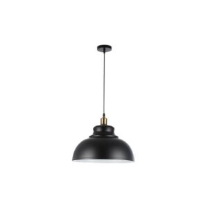 31486 LAMPA WISZĄCA CZARNA/MIEDŹ 1XE27 FLARA