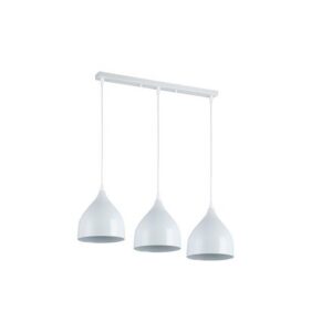 31702 LAMPA WISZĄCA BIAŁA 3XE27 LISTWA COMO