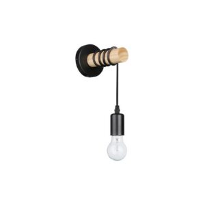 KINKIET LED WISZĄCY EOS E27 X1 CZARNY + WD