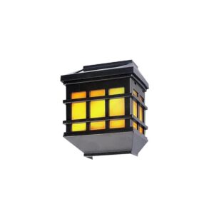 LAMPA LED SOLARNA KINKIET KWADRAT PŁOMIEŃ 2125 KINKIET LED LAMPA SOLARNA KWADRAT PŁOMIEŃ