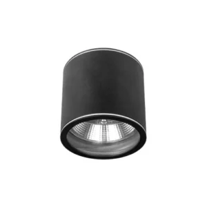 SPOT CZARNY OKRĄGŁY STAŁY TUBA 1xES111 IP44
