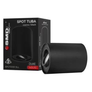 $ SPOT TUBA DUKE ROUND GU10 CZARNY 5Y SMD LEDline SPOT CZARNY TUBA DUKE ROUND GU10
