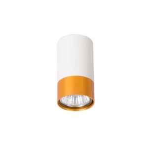 SPOT TUBA KLEMENS 1xGU10 55mm BIAŁY:ZŁOTY 1618 SPOT TUBA BIAŁO ZŁOTA KLEMENS 1xGU10 55mm