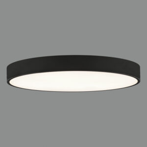 3453-100-PLAF-NEGRO.jpg Plafon LED Isia PRO Minimalistyczny Ściemnialny