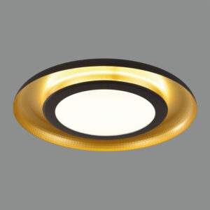 3470-55-PLAF.-NEGRO-ORO.jpg Plafon LED Shiitake 55cm – Eleganckie Oświetlenie Sufitowe
