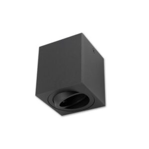 @SPOT KWADRATOWY CZARNY 1x GU10 3106 SPOT CZARNY KWADRATOWY 1x GU10