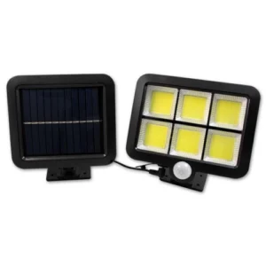 &NAŚWIETLACZ LED 6xCOB 4W SOLARNY + PIR 1593 NAŚWIETLACZ LED SOLARNY + PIR  6xCOB 4W