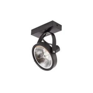 SPOT LEON RUCHOMY 1xAR111 CZARNY 0825 SPOT LEON CZARNY RUCHOMY 1xAR111